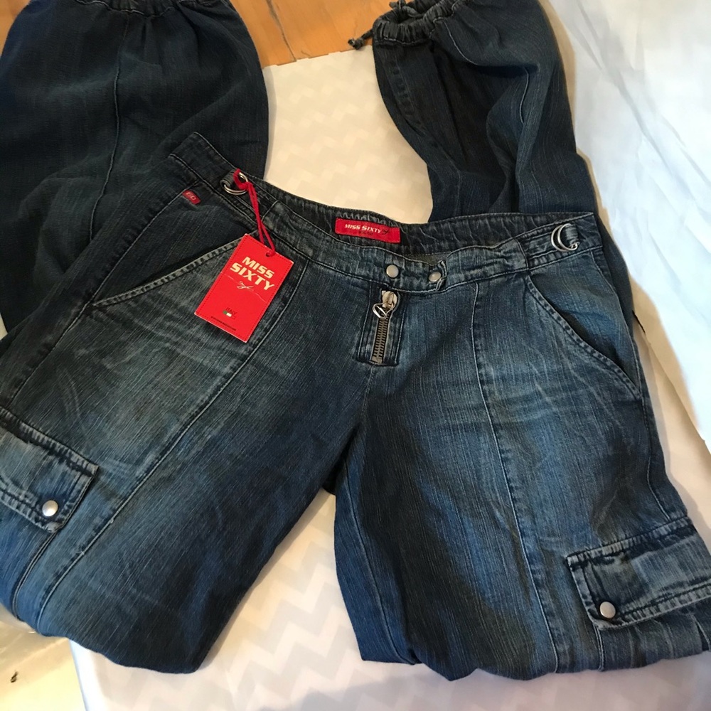 Miss Sixty Blue Denim Jeans Size 28 NWT - Picture 4 of 11